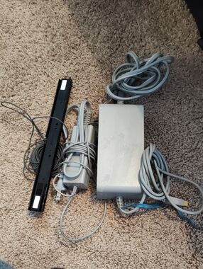 Official Nintendo Wii U Power Adapters and Sensor Bar Set